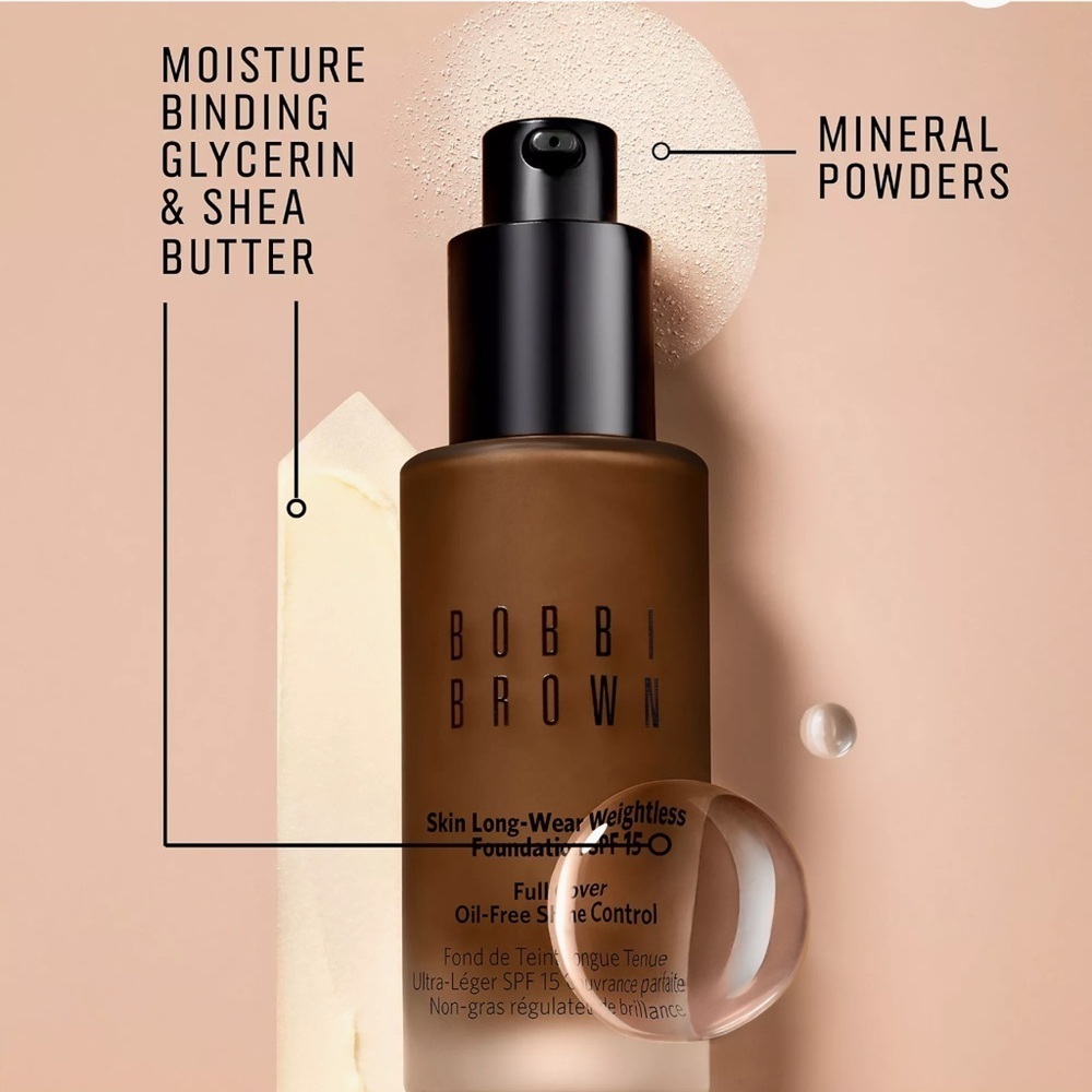 Bobbi Brown Skin Long Wear Weightless Foundation Warm Walnut W-096